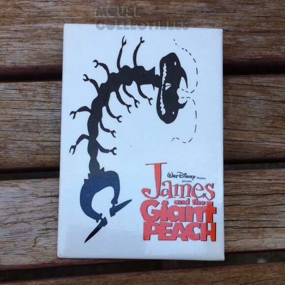 Disney James and the Giant Peach Pin Button Centipede Promo Roald Dahl Burton - Picture 1 of 5